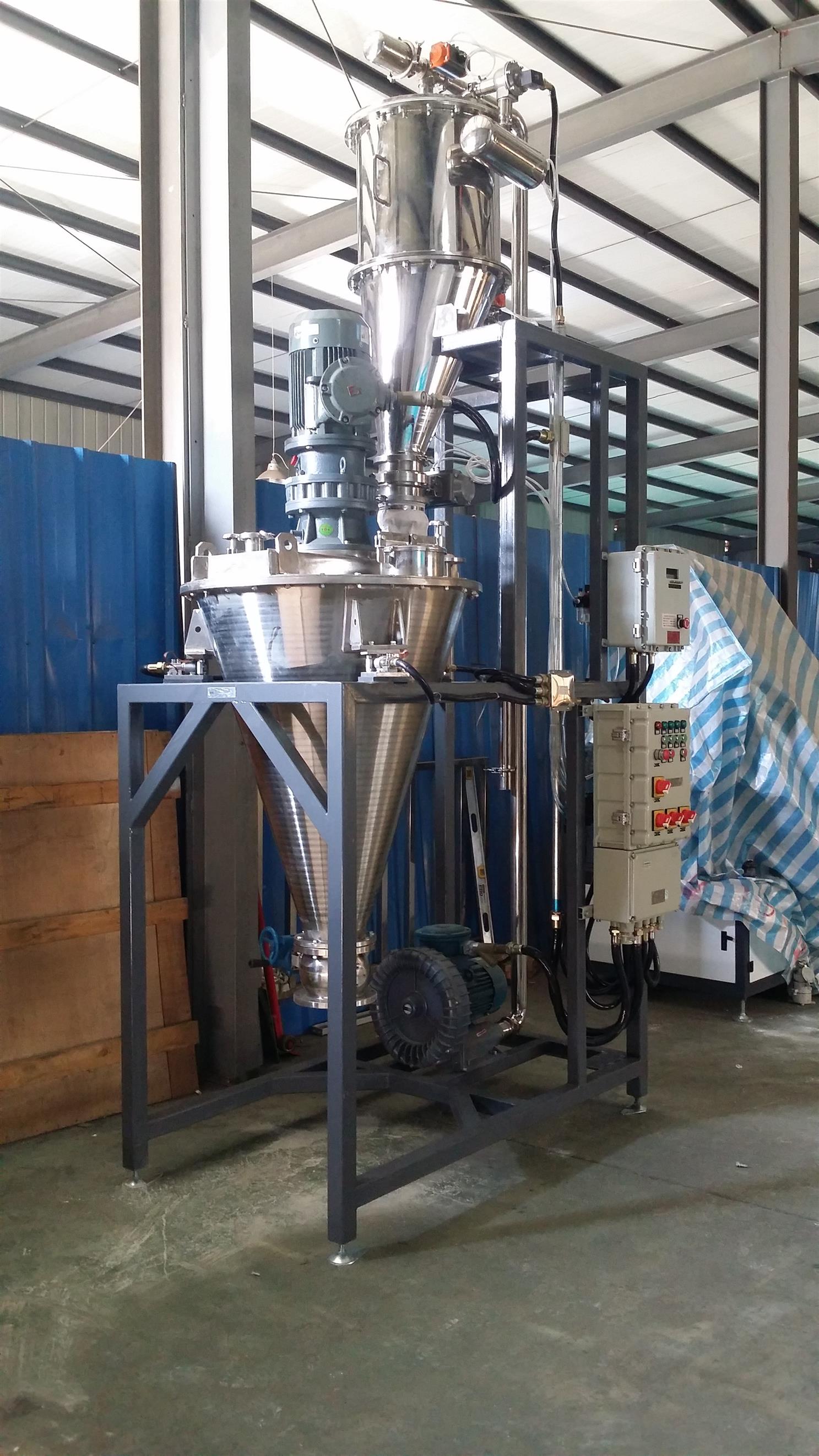 真空粉末自動(dòng)上料機(jī)粉體氣力輸送系統(tǒng)全程無(wú)塵